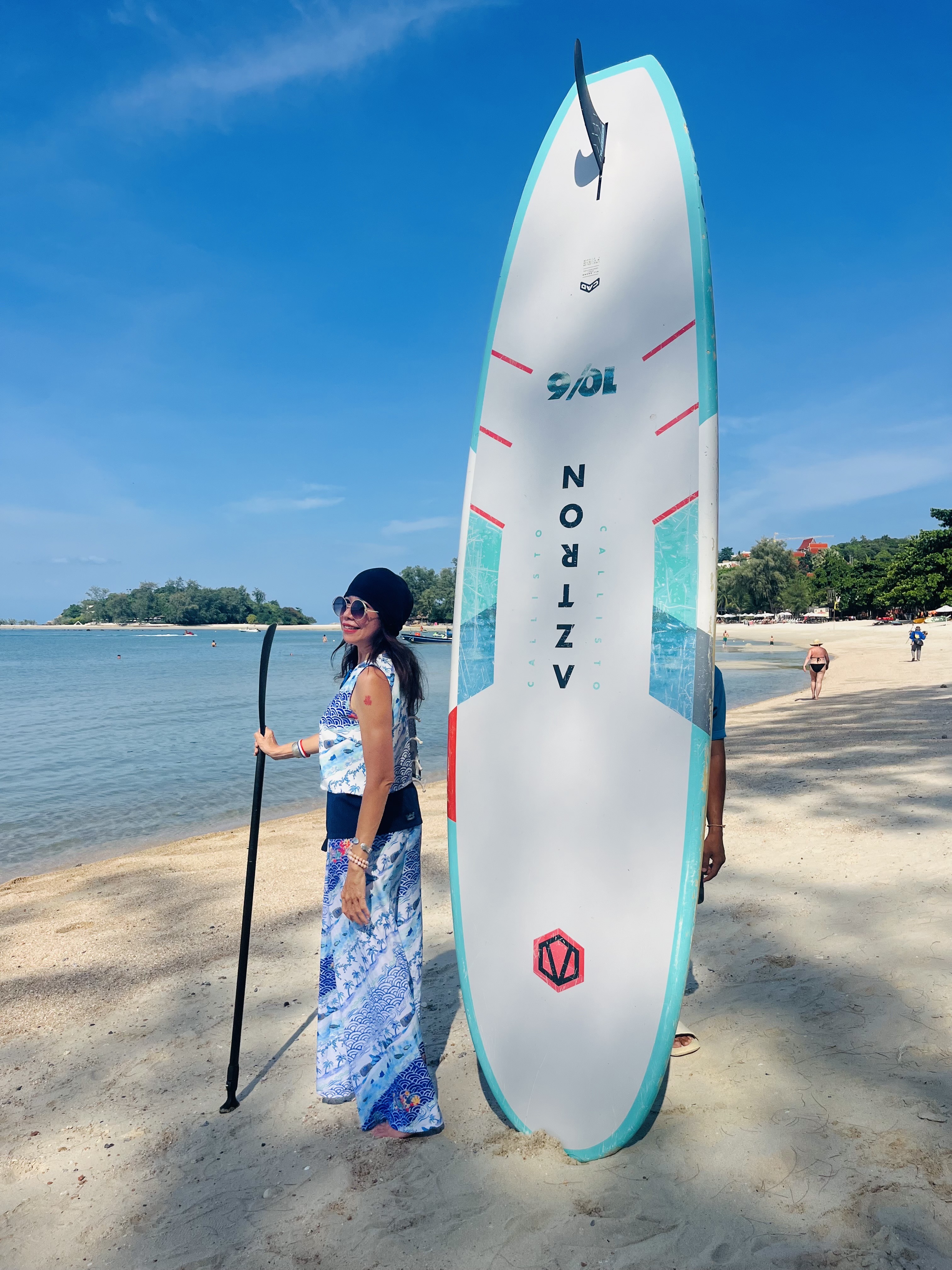 Kayak and paddleboard rentals at Choeng Mon Beach