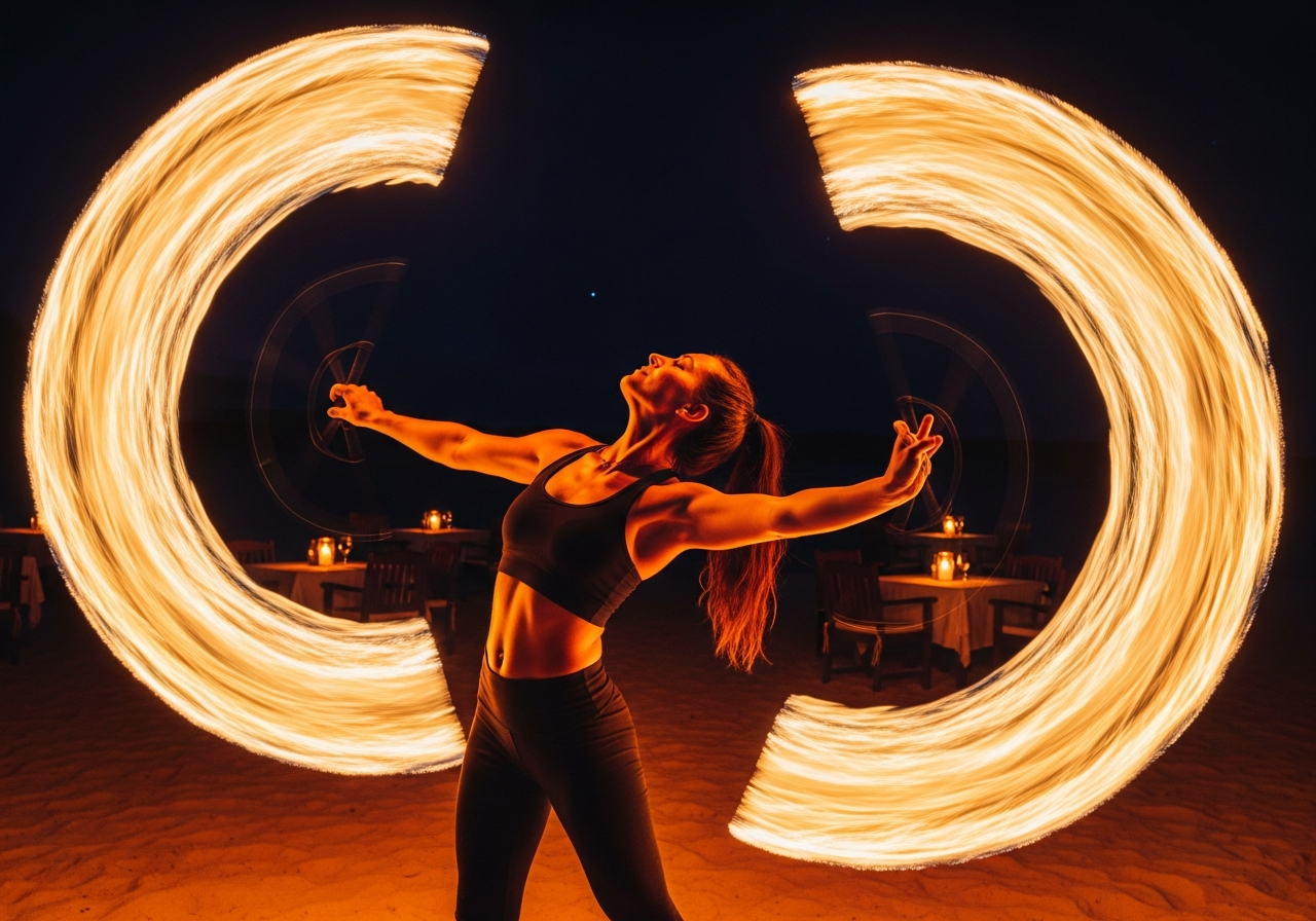 Fire Show Dining in Koh Samui
