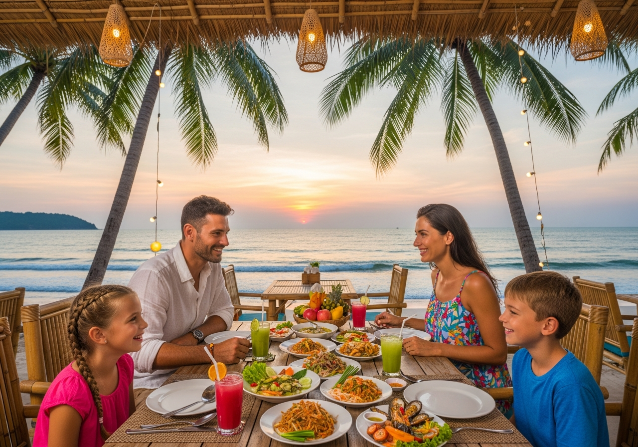 Family-Friendly Dinner in Koh Samui