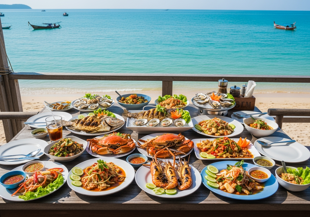 Seafood Dining in Choeng Mon